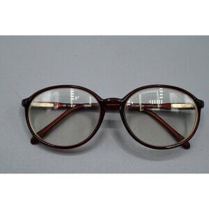 Cellidor EMC Centennial Grand Prix Eyeglasses Frames Round Red Plastic 135mm Vtg